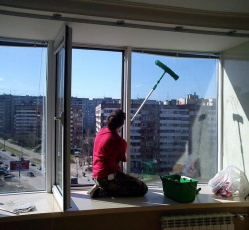 Мытье окон в однокомнатной квартире Коченёво